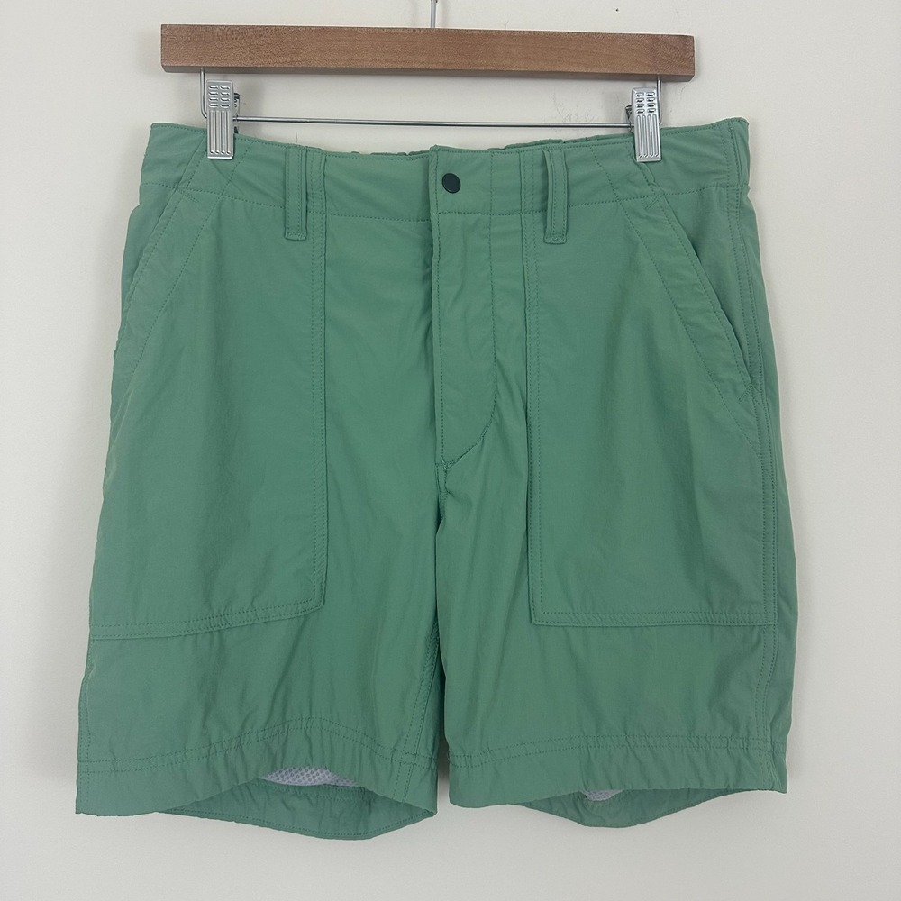 Relwen Hiking Shorts Sage Green Mesh Lined Nylon Performance Drawstring Mens M